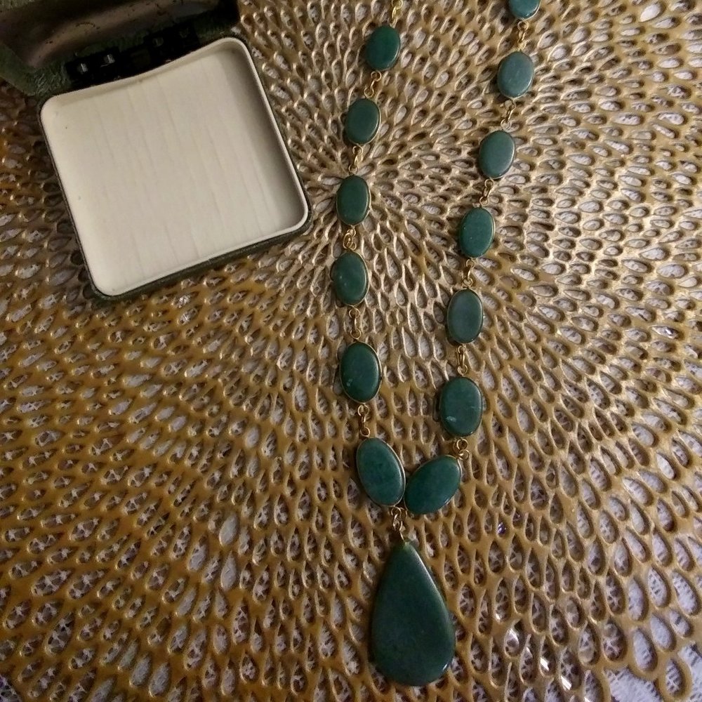 Green Pendant Necklace